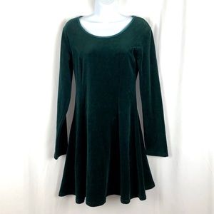 Next Left Cotton blend velour  knit dress 5